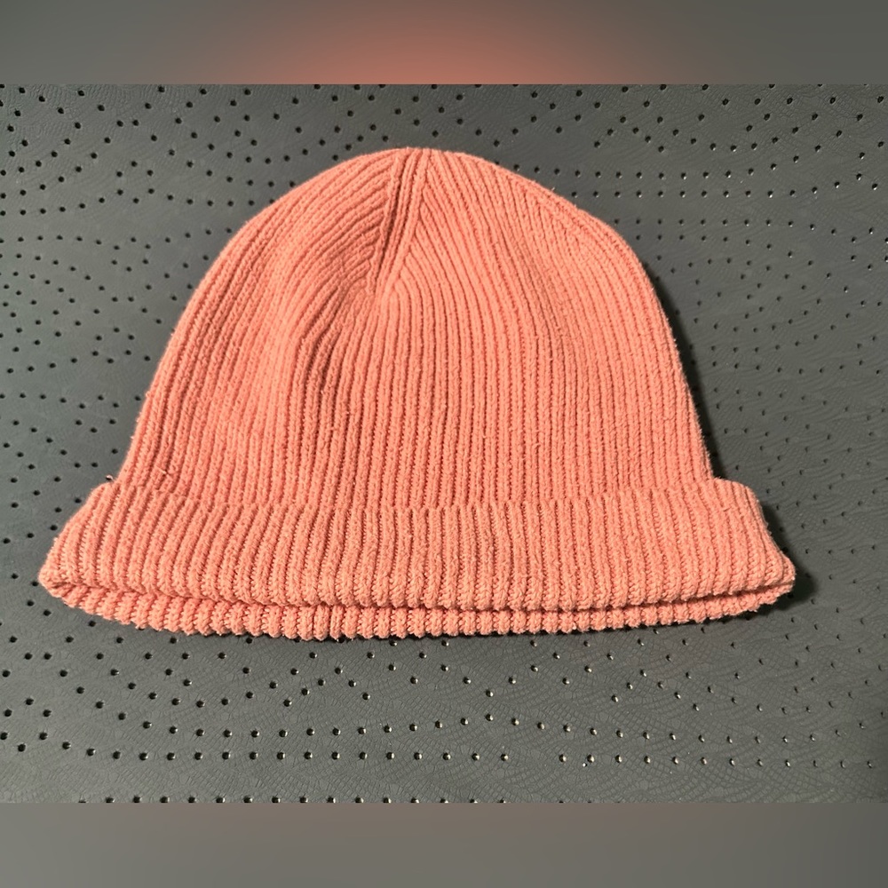 Cozy Pink Knit Beanie - Picture 1 of 4